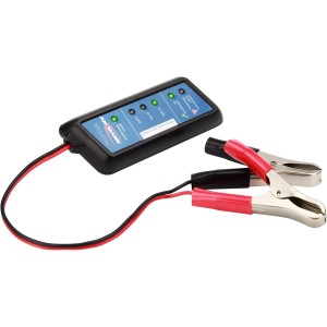 ANSMANN Power Check automotive battery tester / Professional test device for 12V car batteries / Ideal for drivers and service workshops / For checking the state of charge & battery capacity