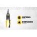 Stanley Aviation Snips - Straight Cut (2-14-563)