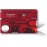 Victorinox Swiss Card Pocket Knife, Nail Care, Nail File, Scissors, red