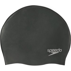 Speedo Unisex Plain Moulded Silicone Swimming Cap