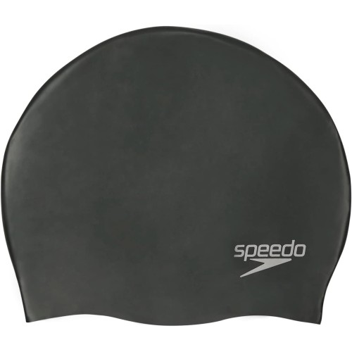 Speedo Unisex Plain Moulded Silicone Swimming Cap