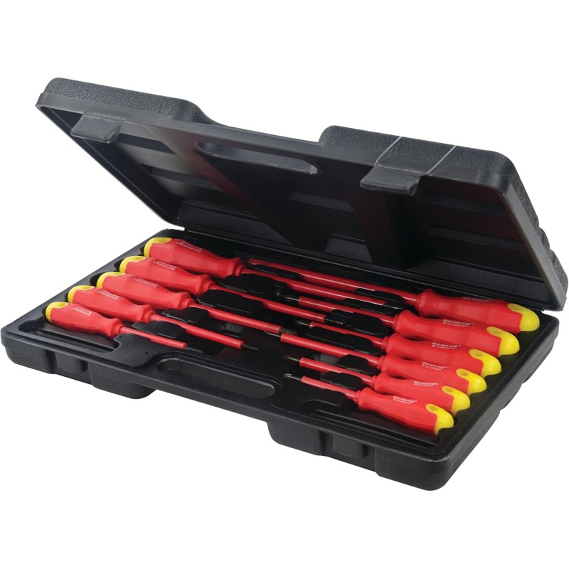 Silverline 918535 Insulated Soft-Grip 11-Piece Screwdriver Set