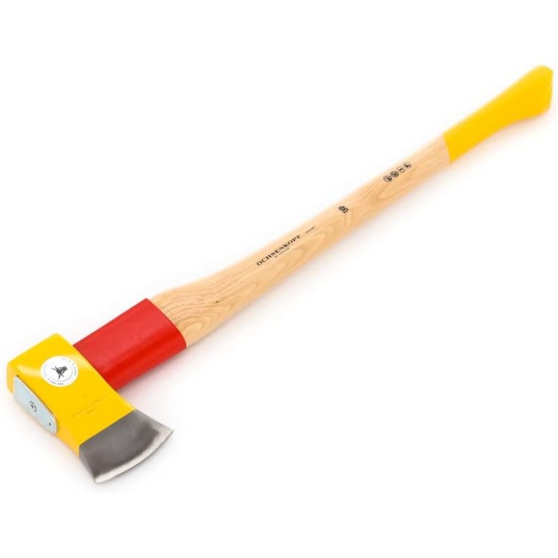 Ochsenkopf Split-Fix Axe Splitting Axe with Red Band Plus Handle Attachment