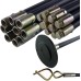 Rolson 60967 Drain Rod Set - 12 Pieces
