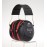 3M Peltor Optime III Earmuffs with Headband, 35 dB, Black/Red – Protection against high noise levels in industrial settings - 1x Peltor ear defender