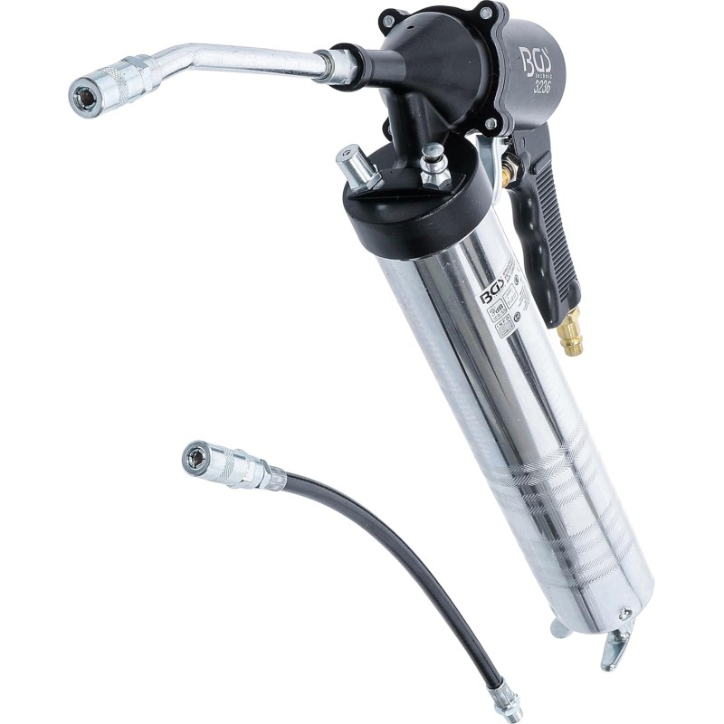 BGS 3236 Air Grease Gun, Silver/Black, 400 cm³
