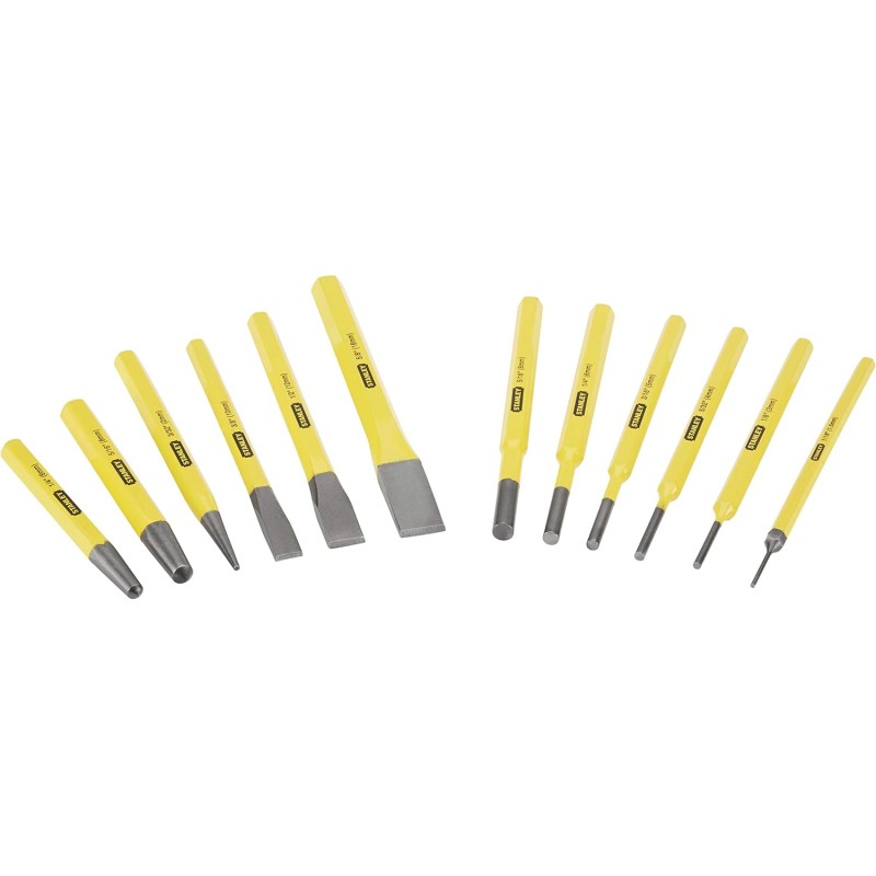 Stanley 418299 Punch and Chisel Set (12 Pieces)