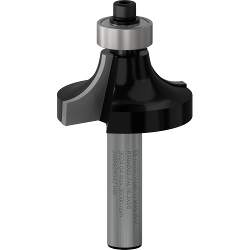 Bosch 2608628342 Заоблена фреза, сребриста, 8 x 32,7 x 57 mm