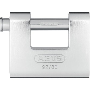 ABUS 20072 Monoblock Brass Shutter Padlock with Steel Jacket