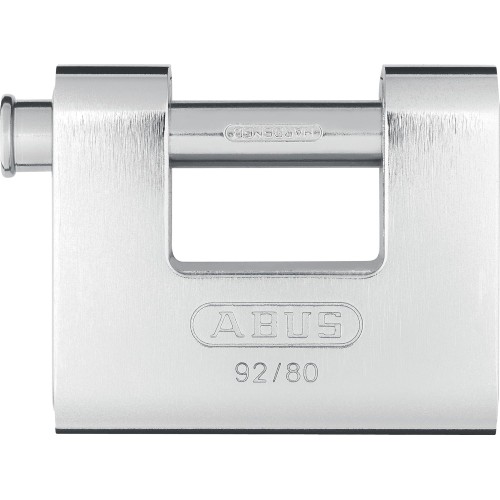 ABUS 20072 Monoblock Brass Shutter Padlock with Steel Jacket