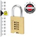 Master Lock Padlock, Excell® Laminated Steel Padlock, High Security Lock, Keyed Lock, Best Used for Storage Units, Sheds, Garages, Fences and More