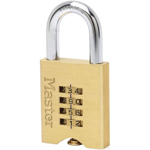 Master Lock Padlock, Excell® Laminated Steel Padlock, High Security Lock, Keyed Lock, Best Used for Storage Units, Sheds, Garages, Fences and More
