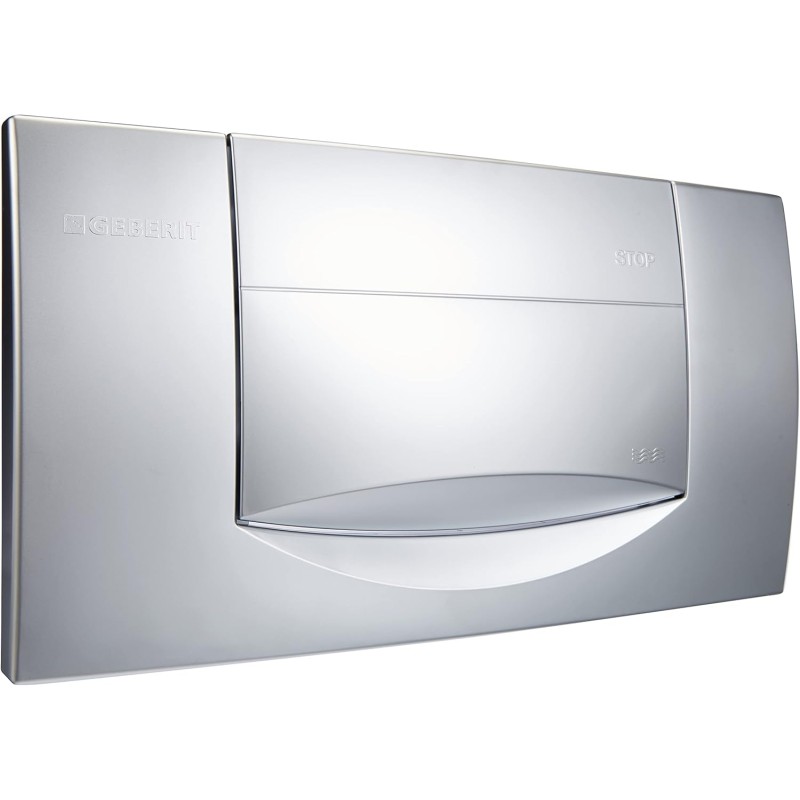 Geberit 115222461 Актуаторна пластина за вградени в канализацията 200F казанчета, предно задвижване, хром