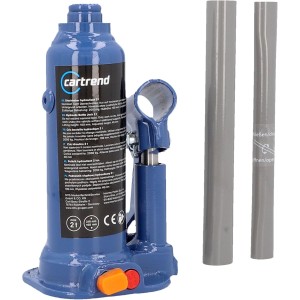 cartrend Hydraulic Trolley Jack, Trolley Jack, Stamp Jack, Load Capacity up to 2000 kg, Made of Quality Steel