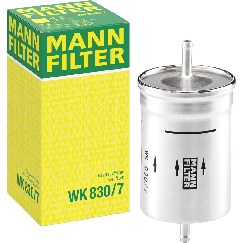 Original MANN-FILTER Fuel filter WK 830/7 – For Passenger Cars