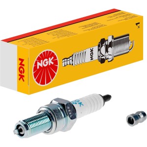 NGK Spark Plug CR9E, 6263, Yellow Box, 1 Piece, Metal