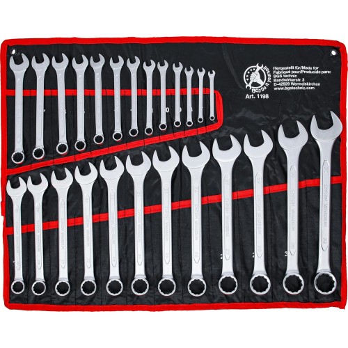 25-piece Combination Spanner Set, 6-32 mm