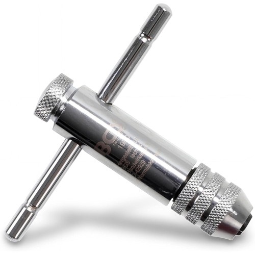 T-Type Ratcheting Tap Wrench, 80 mm (M3-10)