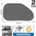 Sumex Car Sunshade for side window, Black