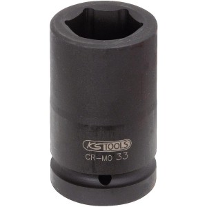 KS Tools 515.1841 Hex Impact Socket, Deep, 1-Inch, 41mm