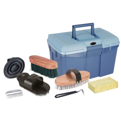 Kerbl 321775 Grooming Box with Removable Insert Filled