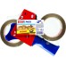 Tesa Set of 2 Packing Tape Rolls 50 x 66 m with Dispenser