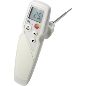 testo 105 Probe Thermometer (HACCP) Measuring Range Temperature -50 to 275 °C Sensor Type K HACCP Compliant