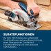 Bosch Professional GKS 190 hand saw (not compatible with guide rails, 1400 watts, circular saw blade: 190 mm. Cut depth: 70 mm, in Box)
