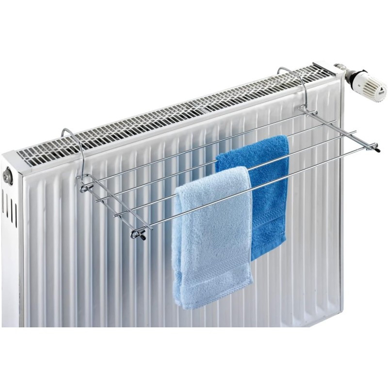 Wenko 3781010100 Chrome Radiator Dryer, 59 x 8.5 x 23 cm