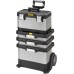 Stanley FatMax Rolling workshop made of metal-plastic 1-95-622 - Tool trolley empty - Versatile tool box for small parts and large tools