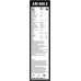 Bosch 466, Wiper Blade Set Aerotwin AM466S, Length: 650/380