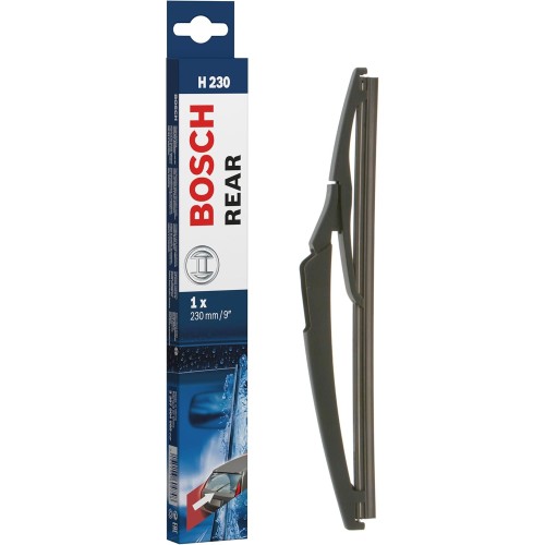 Bosch H 230 230 Rear Wiper Rear Wiper Windscreen Wiper Wiper Blade Flat Bar Windscreen Wiper Wiper Blade 2MMSERVICE