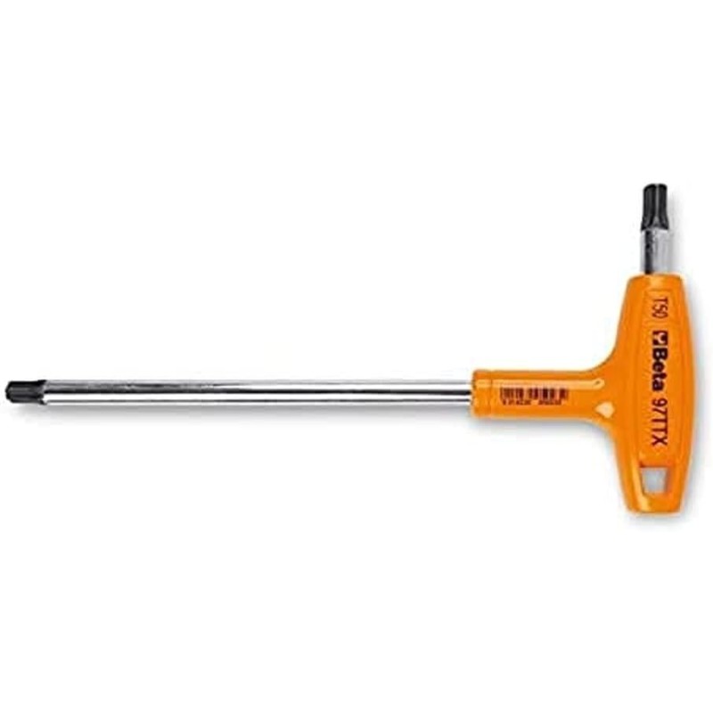 Beta Torx key set 97TTX with cross handle and black tip TX 8, 0009707, 000970710