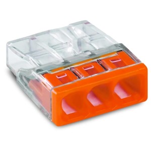 WAGO 2273-203 COMPACT-Junction box terminals, 3-conductor, 30 pieces