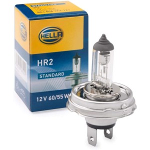HELLA 8GJ 004 173-121 Bulb - R2 (Bilux) - Standard - 12V - 60/55W - Socket Type: P45t - Box - Quantity: 1