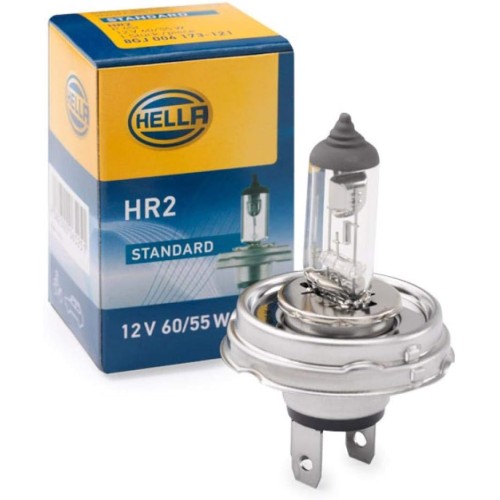 HELLA 8GJ 004 173-121 Bulb - R2 (Bilux) - Standard - 12V - 60/55W - Socket Type: P45t - Box - Quantity: 1