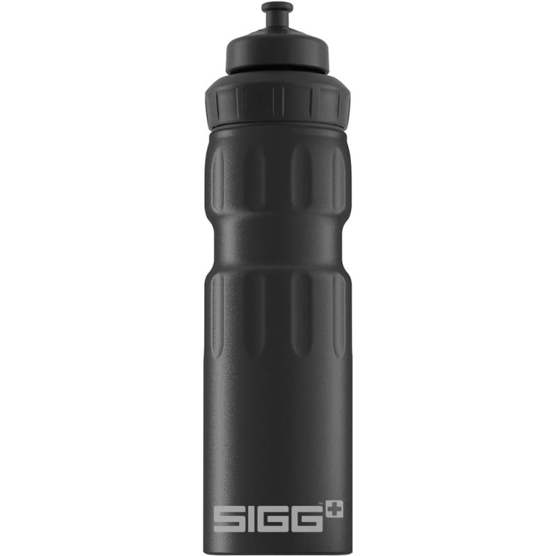 SIGG - Aluminium Sports Water Bottle - WMB Sports - With 3-Level Sports Cap - Climate Neutral Certified - Leak-Proof - Feather-Light - BPA-Free - 0.75 L