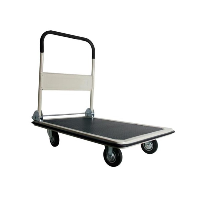 Toolland Folding Platform Trolley Steel Black Load 300kg