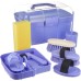 Kerbl Children’s Horse Cleaning Box, Filled, purple