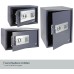 HMF 4612112 Security Safe Electronic Digital Lock 31 x 20 x 20 cm , anthracite