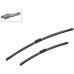 Bosch Aerotwin A414S Front Wiper Blades Set of 2 Replacement Wiper Blades and Pre Fitted Adapter - 2 Wiper Blades 650mm and 400mm