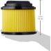 Einhell Grey Pleated Air Filter with Cap for Wet-Dry Vacuum Cleaners