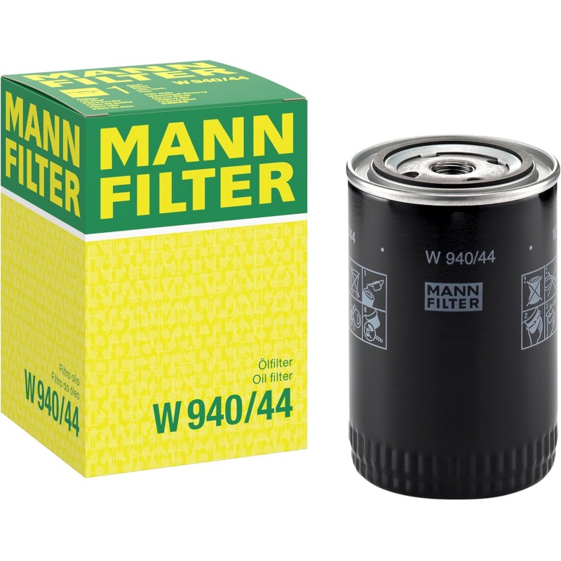 Original MANN-FILTER Oil filter W 940/44 – For Passenger Cars and Utility Vehicles
