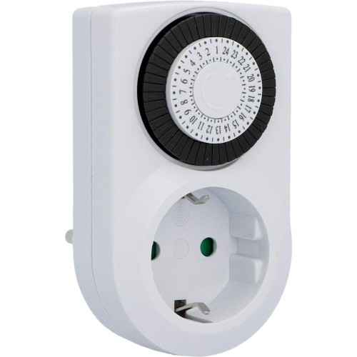 Unitec 46431 Mini analogue daily timer to programme for indoor use