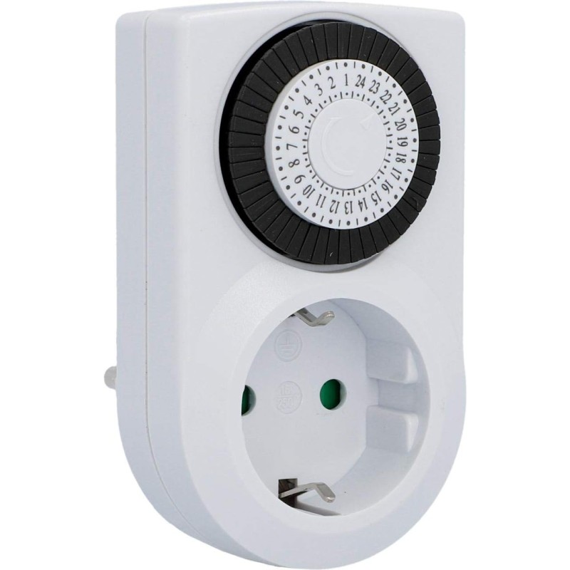 Unitec 46431 Mini analogue daily timer to programme for indoor use