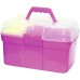 Kerbl Children’s Horse Cleaning Box, Filled, pink