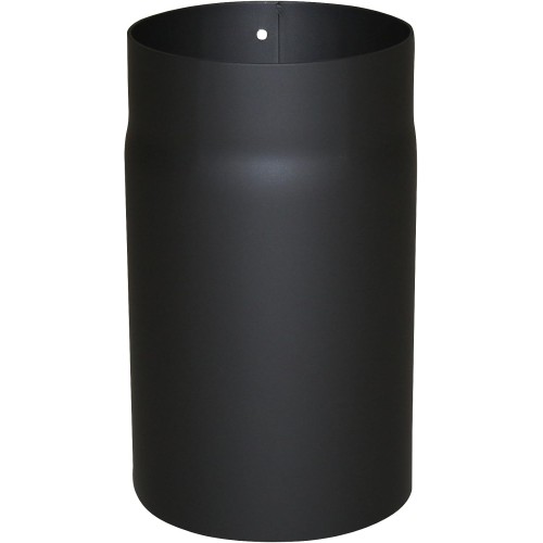 Kamino - Flam Heat Resistant Senotherm Coating Flue Pipe for Stoves, Steel Black, 150 mm