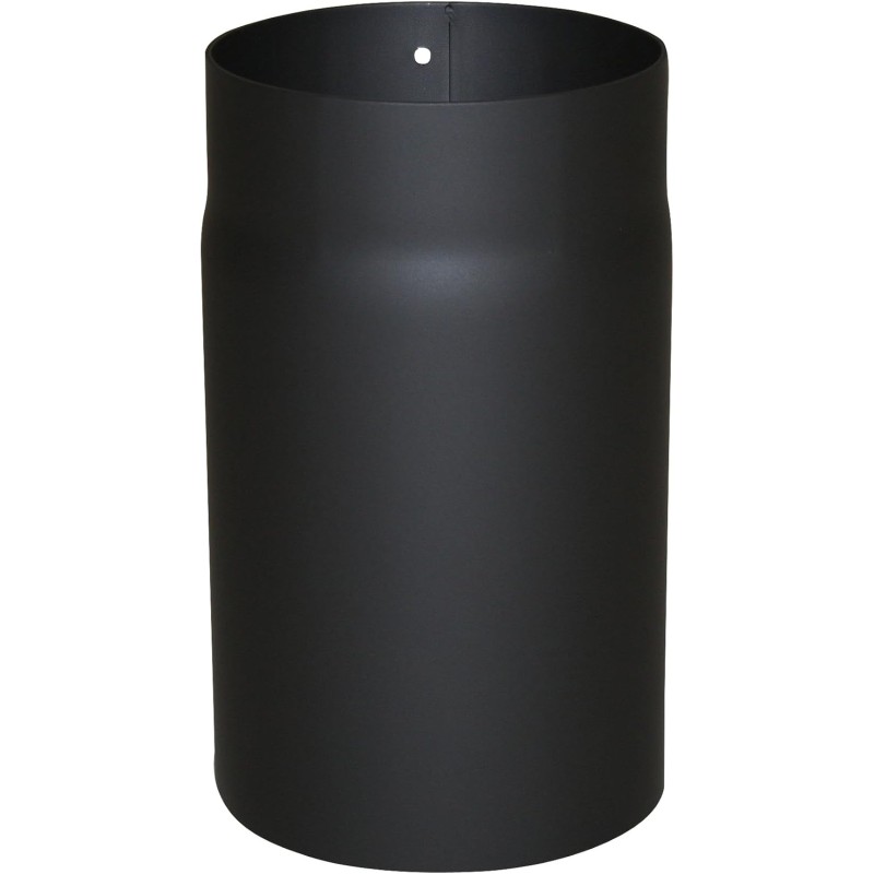 Kamino - Flam Heat Resistant Senotherm Coating Flue Pipe for Stoves, Steel Black, 150 mm