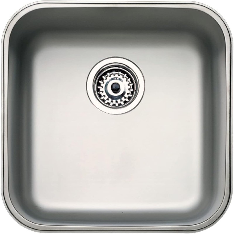 Franke 10125005 BE 40.40 BE 400/400 CN Kitchen Sink with a Single Bowl from Teka, Grey