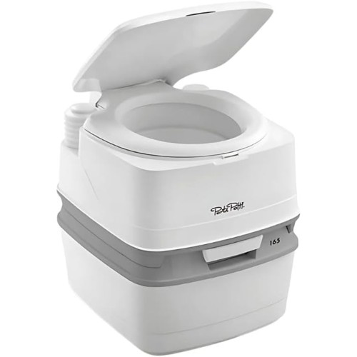 Thetford 92814 Porta Potti 165 portable toilet Qube, white-gray 414 x 383 x 427 mm